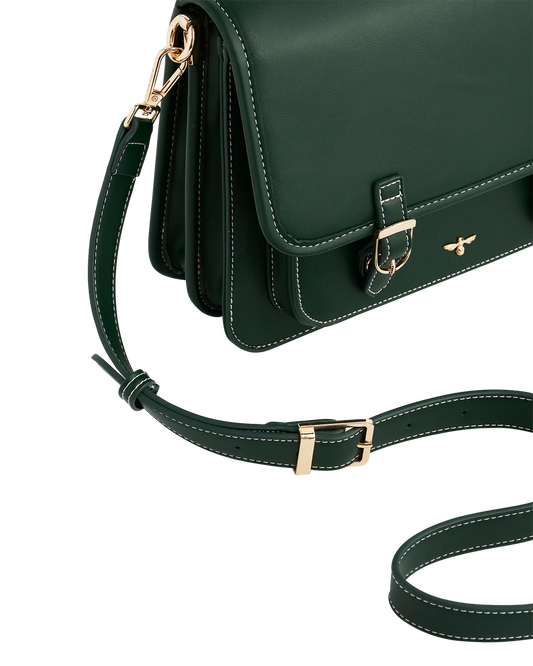 Into the Woods Green Satchel Bag