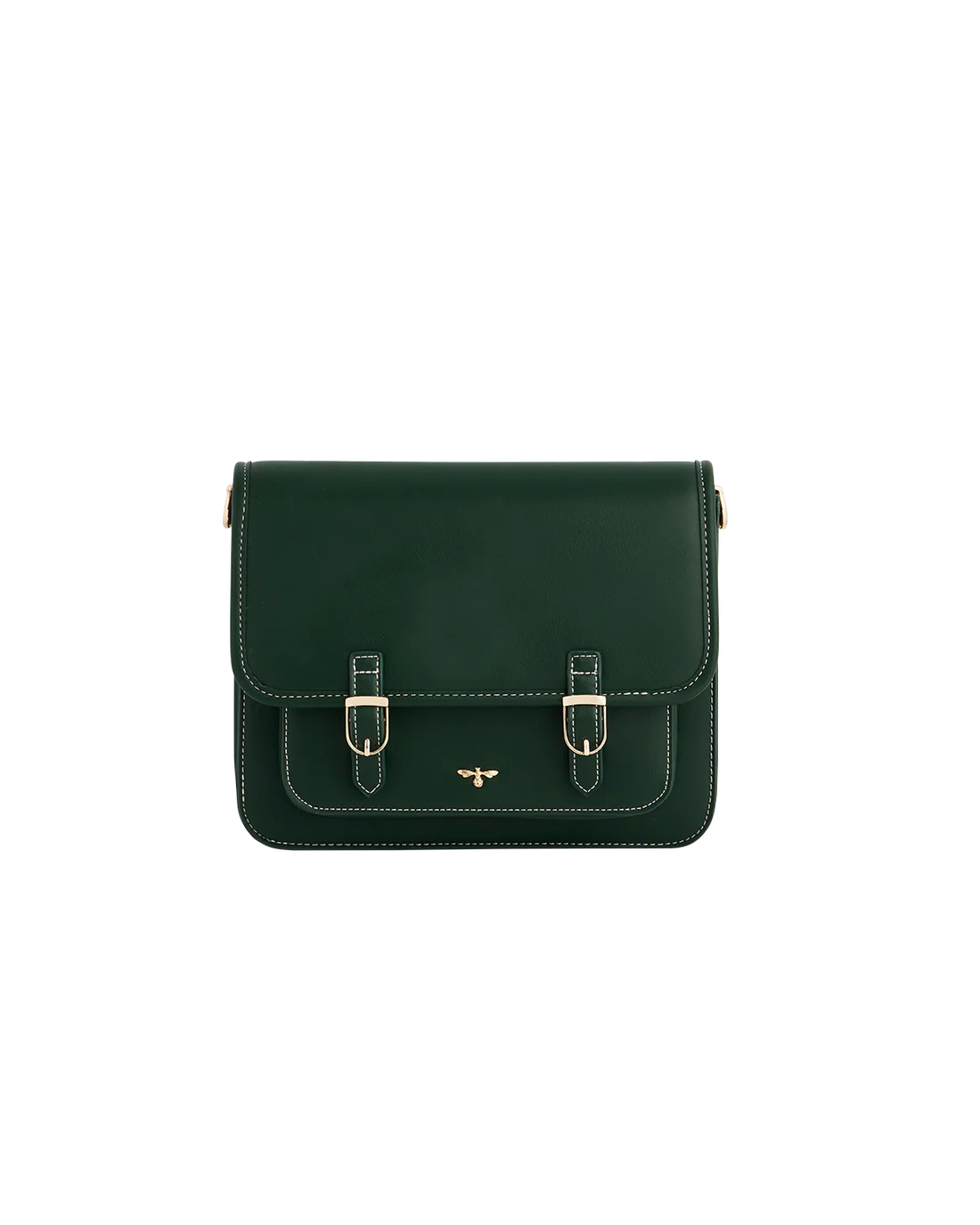 Into the Woods Green Satchel Bag