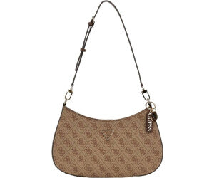 Guess Noelle II Satchel Bag HWBG96-72180 Latte Logo